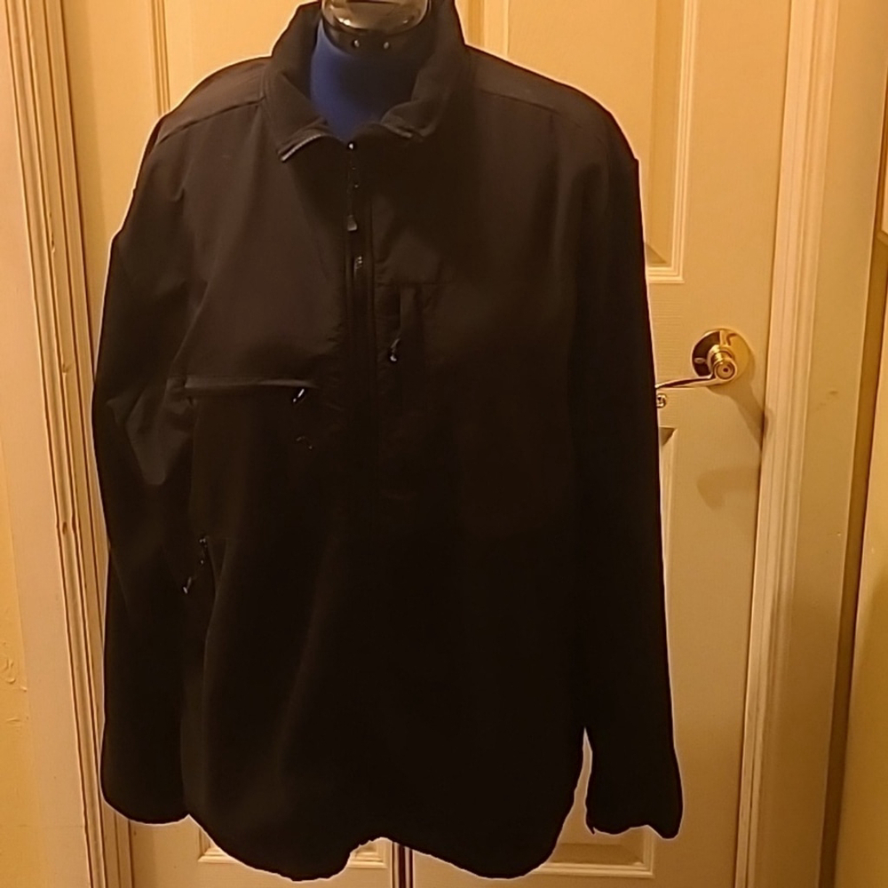 Mountain Fog mens XXL(#1211) nylon fleece 4 zip pockets.EC.